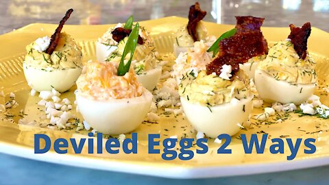 How to make modern deviled eggs in different ways
