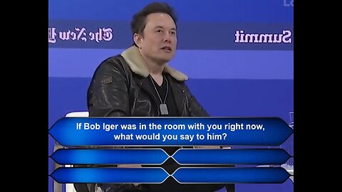 Elon Musk, Bob Iger, Who Wants to be a Millionaire