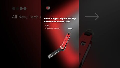 Popl x Keyport Digital ME Key Electronic Business Card #shortvideo #shorts