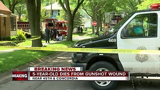 5-year-old dies form gunshot wound in Milwaukee