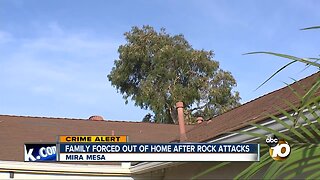 Family forced from home after multiple rock attacks