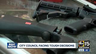 City council facing tough decisions on several controversial issues