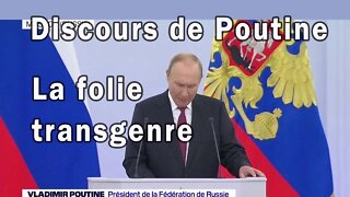 Poutine, la folie transgenre et le satanisme des élites occidentales