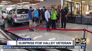 Surprise of a lifetime for Valley veteran who had dog and car stolen