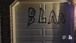 Bel Air homes vandalized with 'BLM' and anti-Trump graffiti