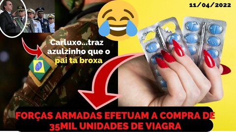 FOI APROVADO PELAS FORÇAS ARMADAS A COMPRA DE 35 MIL DOSES DE VIAGRA | Simplesmente Surreal!!!!!!!!