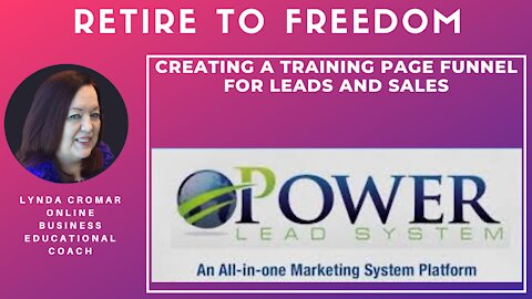 Creating a training page funnel for leads and sales