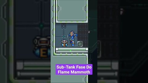 Sub-tank na Fase do Falme Mammoth - Mega Man X - Snes