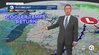 Wet weather hangs around