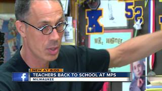 MPS teachers head back to school