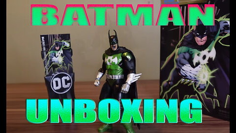 ASMR Unboxing: Batman Green Lantern (McFarlane Collector Edition)