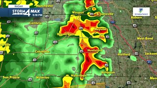 Storms moving in Sunday evening