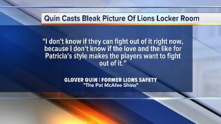 Glover Quin questions if Lions want to fight for Matt Patricia
