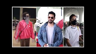Ranveer Singh, Angad Bedi & Mira Rajput Spotted At The Airport
