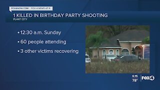 One killed at birthday party shooting