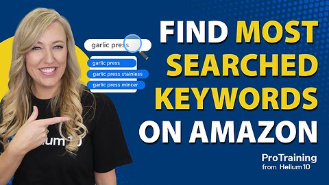 How to instantly see the most searched terms on Amazon - Magnet Pro Training