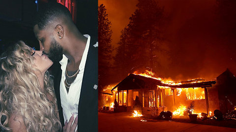 Khloe Kardashian & Tristan Closer Than Ever After Emergency Evacuation From California Fires