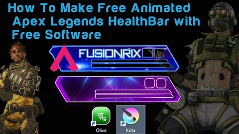 HOW TO MAKE FREE ANIMATED APEX LEGENDS OVERLAY WITH FREE SOFTWARES || make Animated Health bar FREE