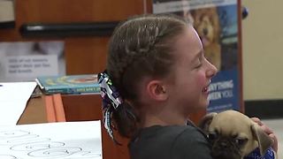 Girl battling brain tumor gets dog through Make-A-Wish Southern Nevada