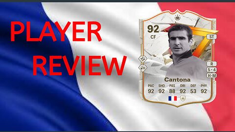 92 GOLAZO ICON CANTONA SBC PLAYER REVIEW EA FC 24 ULTIMATE TEAM