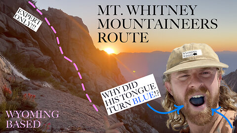 Hiking Mt. Whitney. Mountaineers route. Necessary to watch if attempting. Detailed summiting video.