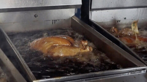 Giving Back by Frying Turkeys for Free