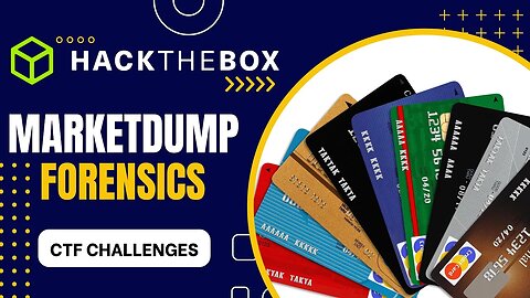 Hack The Box CTF Challenge: MarketDump - FORENSICS