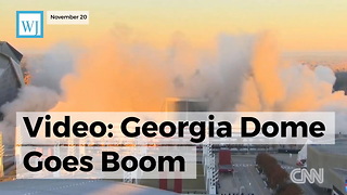 Video: Georgia Dome Goes Boom