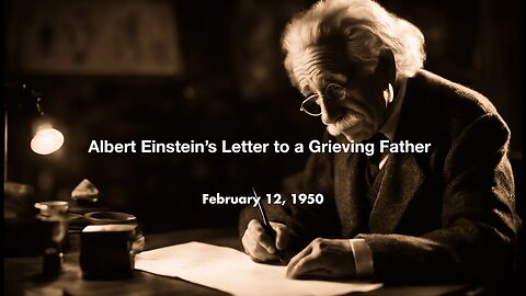 Albert Einstein's condolence letter from 1950