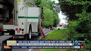 Natural gas leak caused multiple Abingdon homes to be evacuated
