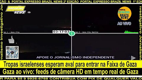 Ao Vivo - Tropas israelenses esperam aval para entrar na Faixa de Gaza