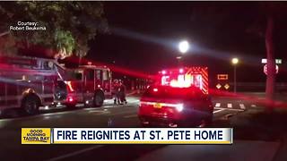 Lightning strike starts house fire in St. Pete