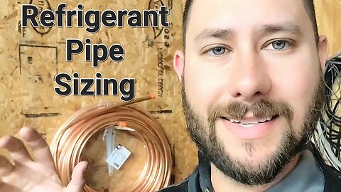Refrigerant Pipe Sizing HVAC Basics #refrigerant #piping #hvac