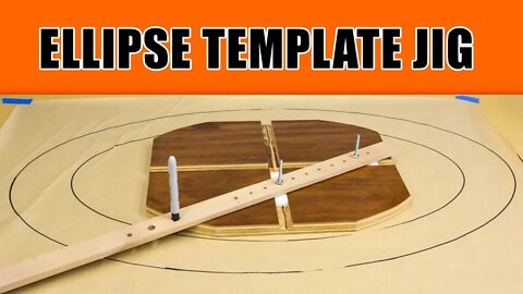 How to Make an Ellipse Template Jig / Oval Template Jig