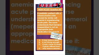 Can you answer NGN NCLEX question 5 #nclex #nextgennclex #shorts #trending