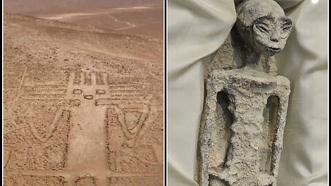 Giant of Tarapacá (Chile) Vs Nazca Alien Vs Armenia’s Aliens Etched In Stone (Picture Montage)