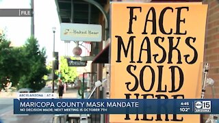 Maricopa County leaders discuss mask requirements in executive session