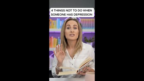 Don't Do THIS When Someone Has Depression - Dr Julie #shorts