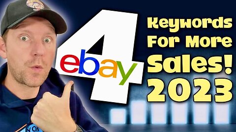 4 Important Keywords eBay Are Recommending To Get More Sales!!