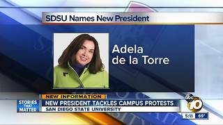 New SDSU President tackles campus protests