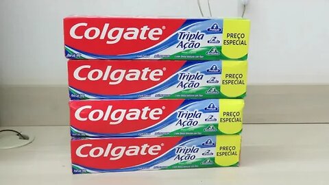 4x Creme Dental Colgate Tripla Ação Menta Original 180G - 4º Pedido