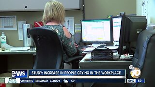 Study: More people are crying at work