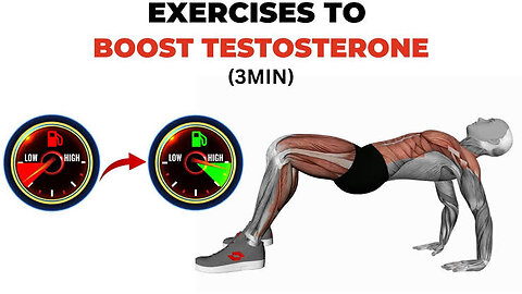 Boost Testosterone in 3 min _ Boost male Harmon Naturally At Home _ Pelvic Floor Exercises(360P)