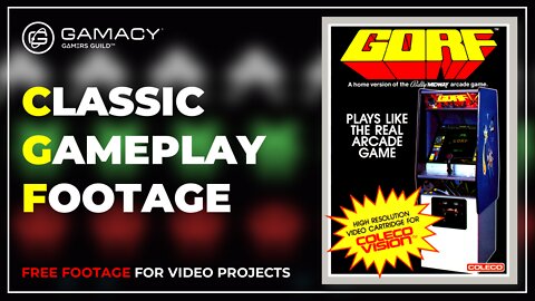 ColecoVision - GORF (1983) - Classic Game Footage (CGF)