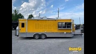 Lightly Used 2020 8.5' x 24' Freedom Kitchen Concession Trailer with Interior Bathroom