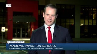 Union Superintendent says students slow to return to schools