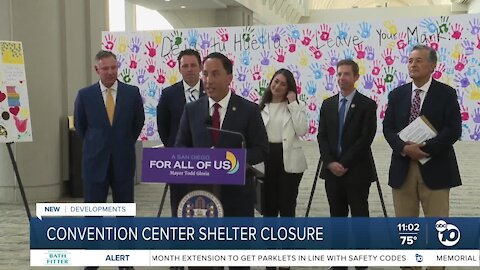 San Diego Convention Center shelter set to close