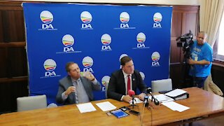 SOUTH AFRICA - Cape Town - DA Budget Briefing (Video) (TZq)