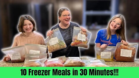 Can You Really Make 10 Freezer Meals in 30 Minutes? Exploring Freezer Fit!