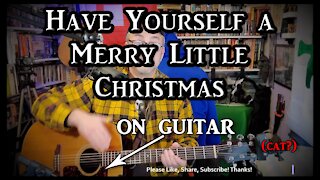 Have Yourself a Merry Little Christmas on Guitar (still no cat)